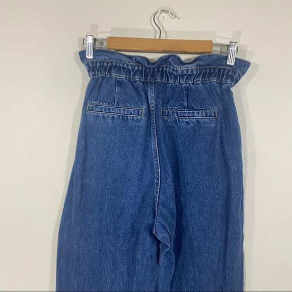 3 for $20 Kancan Paperbag Waist Blue Denim Jeans - Picture 5 of 8